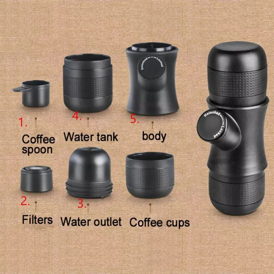 Compact Travel Espresso Maker