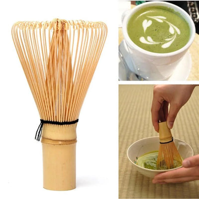 Bamboo Matcha Tea Whisk, 64 Prongs