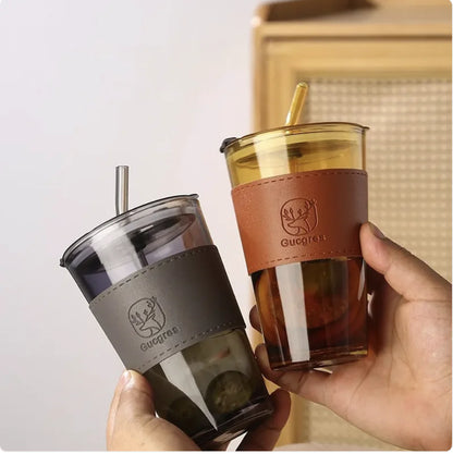 Dual-Layer Insulated Glass Cup
