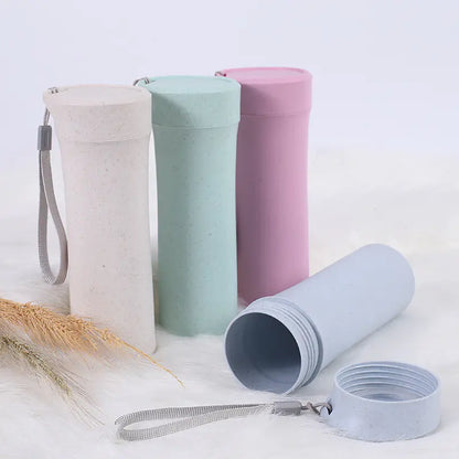 Eco-Smart Wheat Straw Bottle for Students