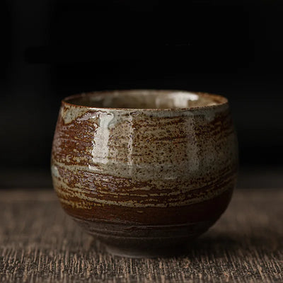 Artisan Japanese Pottery Tea Cup