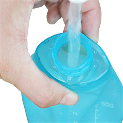 Cyclist's Compact Folding Water Bottle