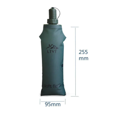 Cyclist's Compact Folding Water Bottle
