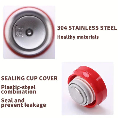 Sleek Stainless Steel Thermal Mug Set