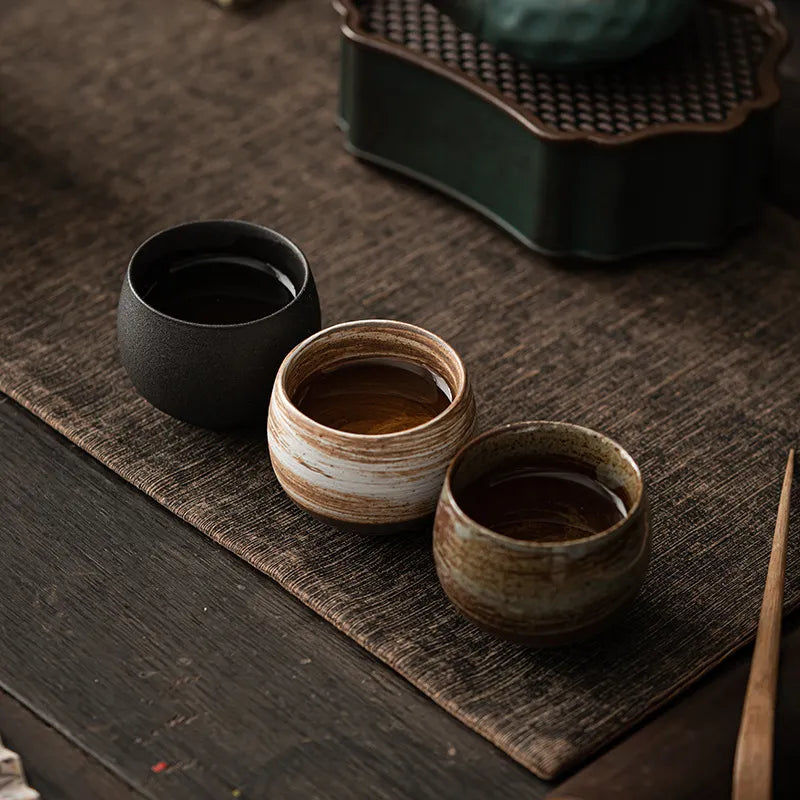 Artisan Japanese Pottery Tea Cup