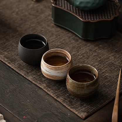 Artisan Japanese Pottery Tea Cup