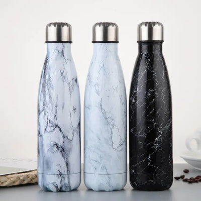 Sleek 304 Stainless Marble Sports Flask