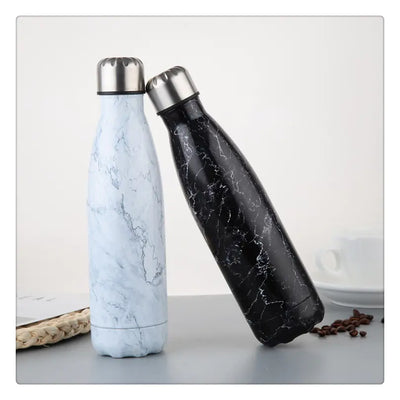 Sleek 304 Stainless Marble Sports Flask