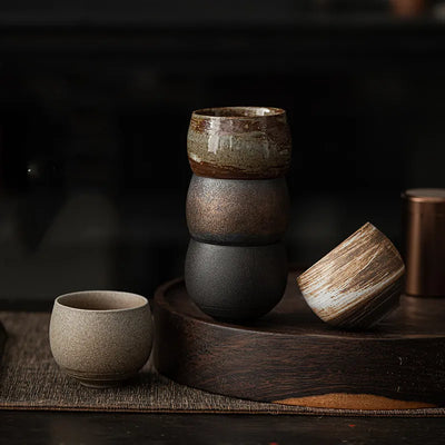 Artisan Japanese Pottery Tea Cup