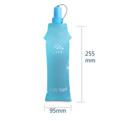 Cyclist's Compact Folding Water Bottle