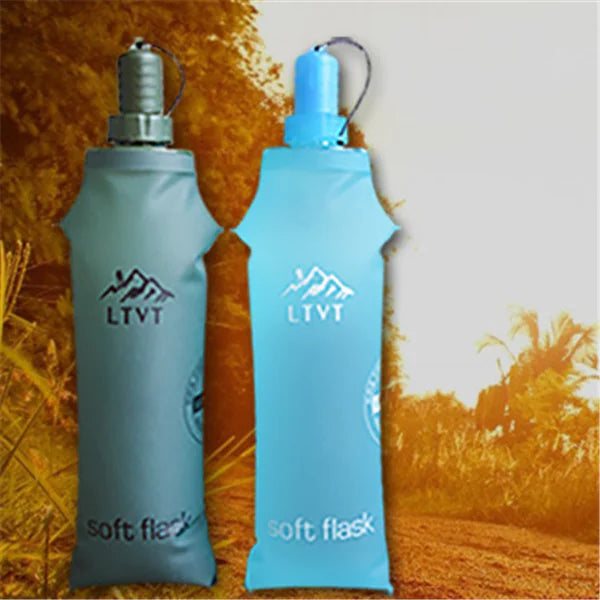 Cyclist's Compact Folding Water Bottle