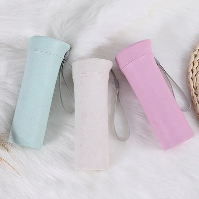 Eco-Smart Wheat Straw Bottle for Students
