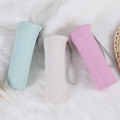 Eco-Smart Wheat Straw Bottle for Students