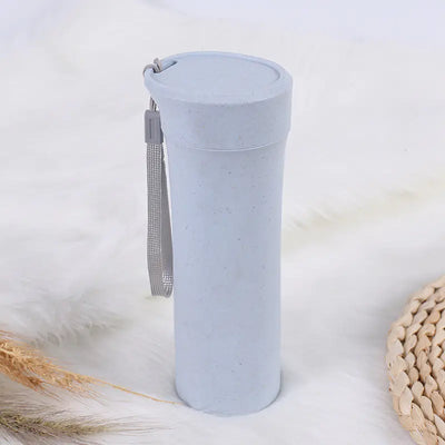 Eco-Smart Wheat Straw Bottle for Students