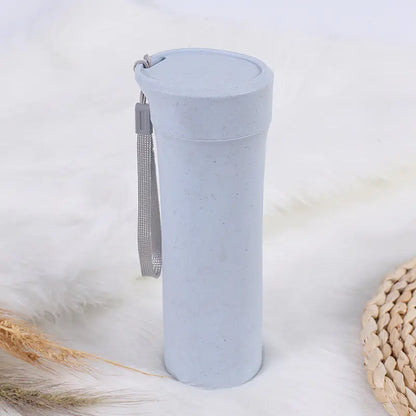 Eco-Smart Wheat Straw Bottle for Students