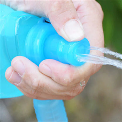 Cyclist's Compact Folding Water Bottle