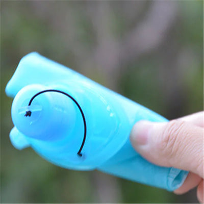 Cyclist's Compact Folding Water Bottle