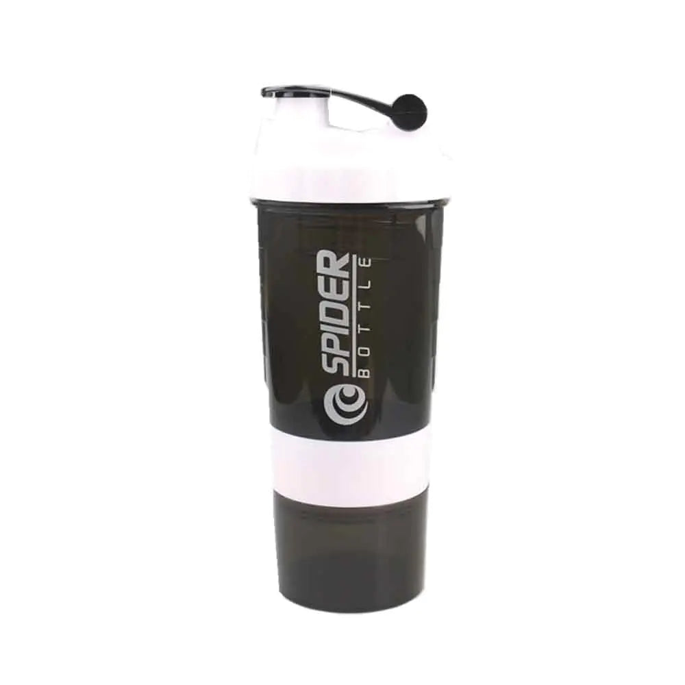 Triple-Layer Fitness Mixer Bottle