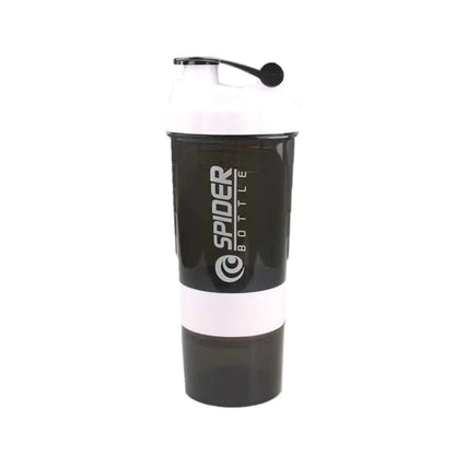Triple-Layer Fitness Mixer Bottle