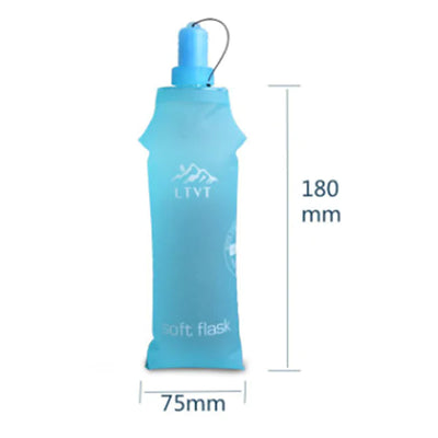 Cyclist's Compact Folding Water Bottle
