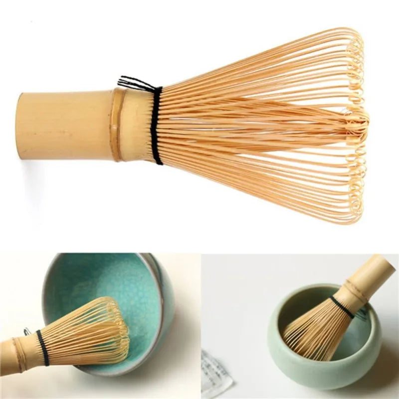 Bamboo Matcha Tea Whisk, 64 Prongs