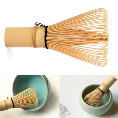 Bamboo Matcha Tea Whisk, 64 Prongs