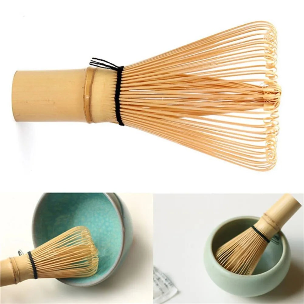Bamboo Matcha Tea Whisk, 64 Prongs