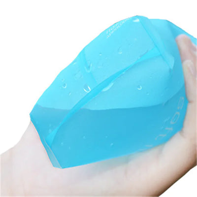 Cyclist's Compact Folding Water Bottle