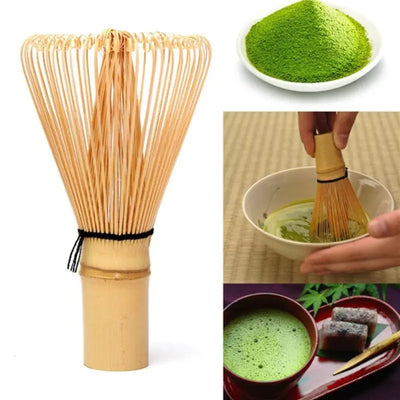 Bamboo Matcha Tea Whisk, 64 Prongs